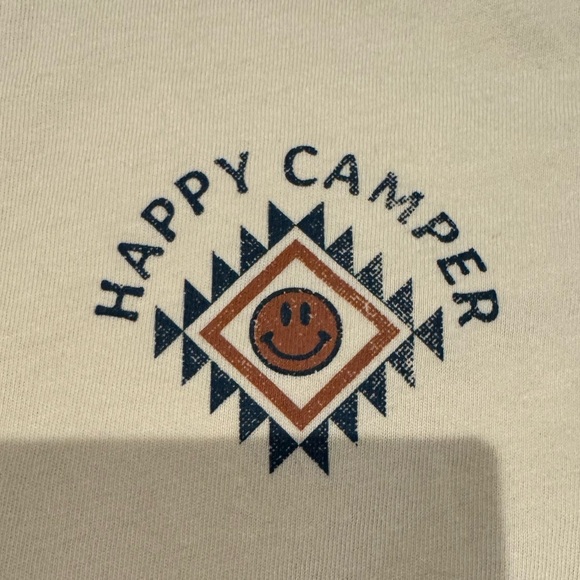 NWT Tiny Whales Long Sleeve “happy camper” Tee Shirt - Picture 5 of 6